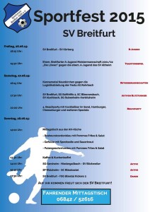Sportfest SV Breitfurt 2015